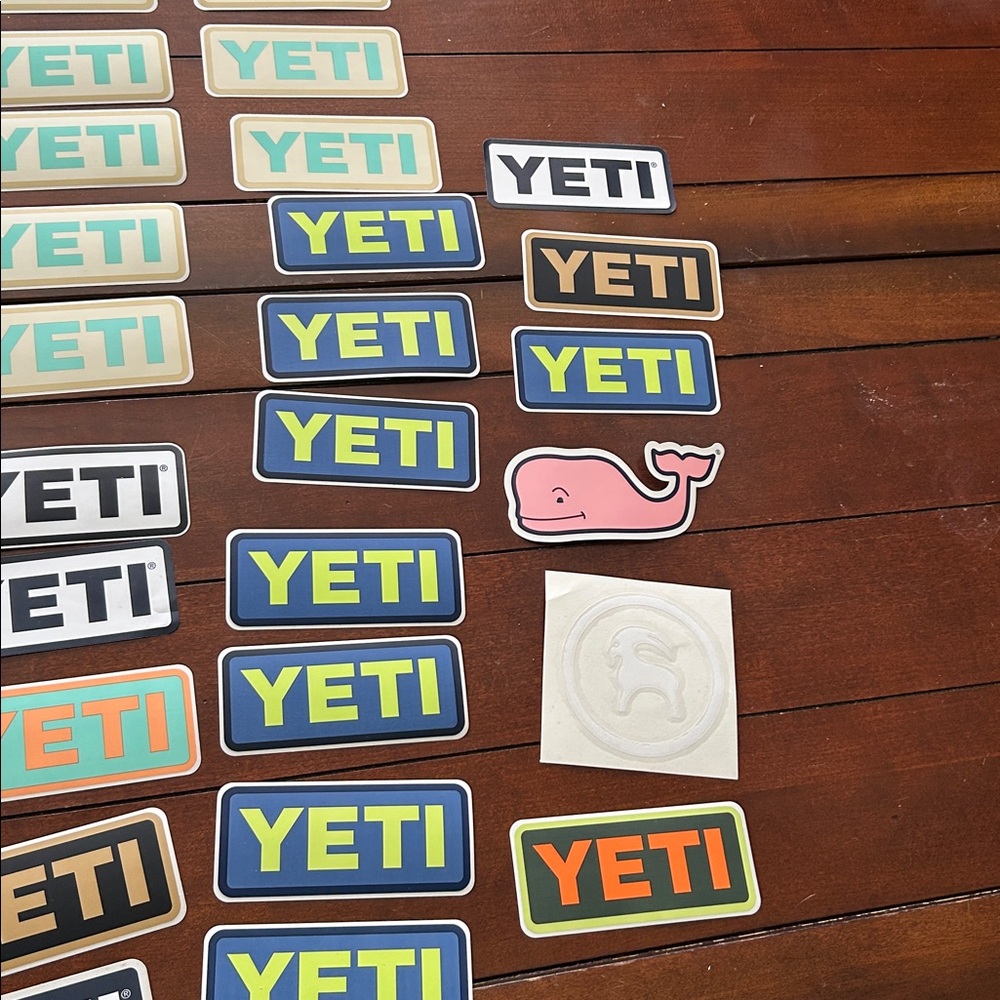 Yeti Vibrant Sticker Set - Picture 5 of 5